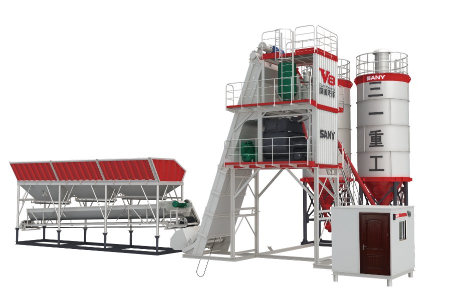 Asphalt Batching Plant Close-up of SANY Asphalt Batching Plant’s components, designed for optimal temperature control and efficient production of high-quality asphalt.