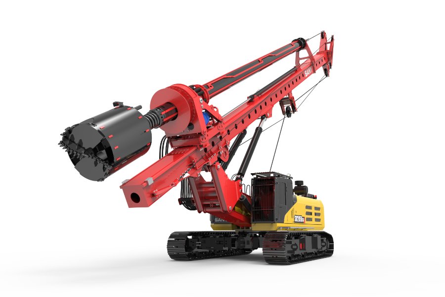 Piling and foundation equipment for construction, available at United Motors & Heavy Equipment Co. LLC.