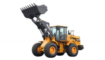 Wheel loaders for material handling and loading, offered by United Motors & Heavy Equipment Co. LLC.