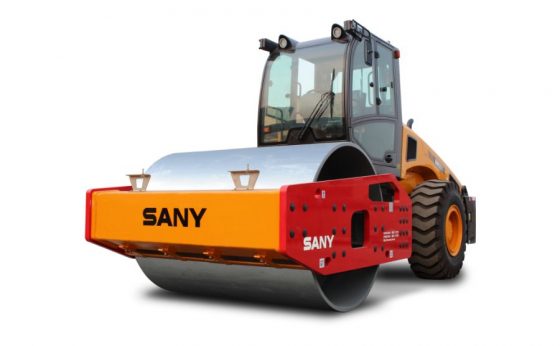 SANY SSR Series Single Drum Roller, reliable and operator-friendly, offering smooth acceleration and even compaction