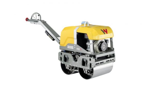 Wacker Neuson roller compactor for efficient asphalt and soil compaction with walk-behind and ride-on models.
