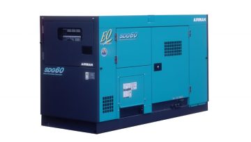 Airman mobile diesel generators from Hokuetsu Industries, known for their high performance and reliability, designed for demanding industrial and construction applications.