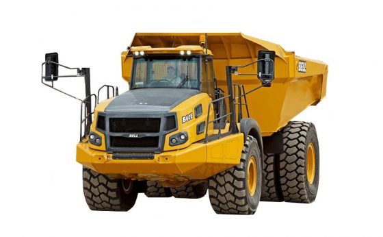 Articulated drum truck