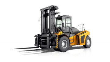 SANY heavy forklifts, built to lift and move heavy loads with precision, power, and enhanced safety features.