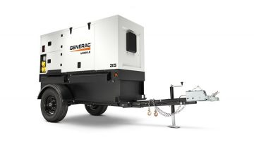 Generac Mobile GM series generators provide low noise emissions with soundproof canopies, ideal for construction, agriculture, rental markets, and events.