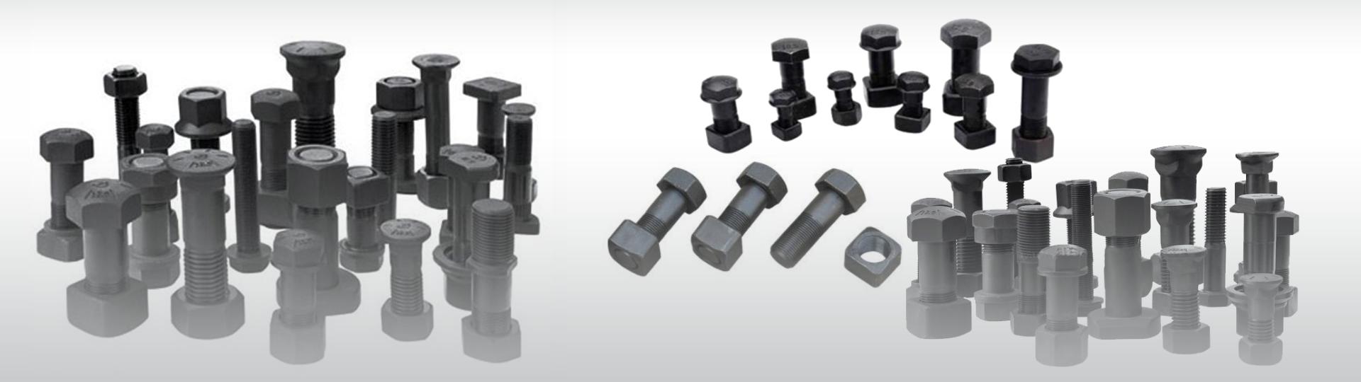 OE recommended bolts and fasteners with high impact strength and wear resistance, ideal for construction equipment.