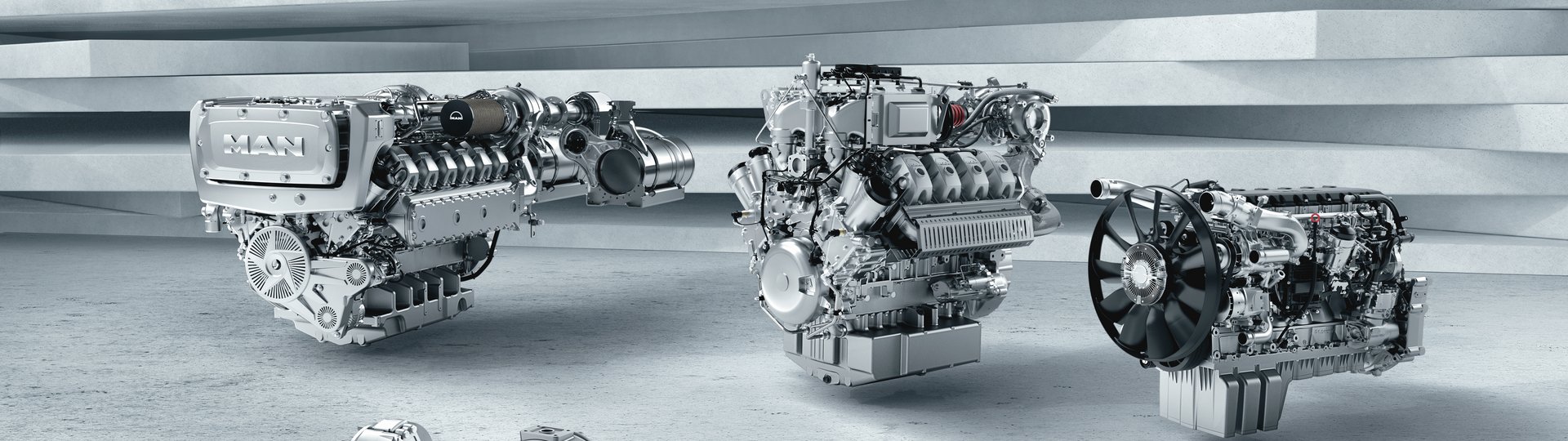 Marine engine banner featuring products and services, highlighting UTD Motors' offerings for the marine industry