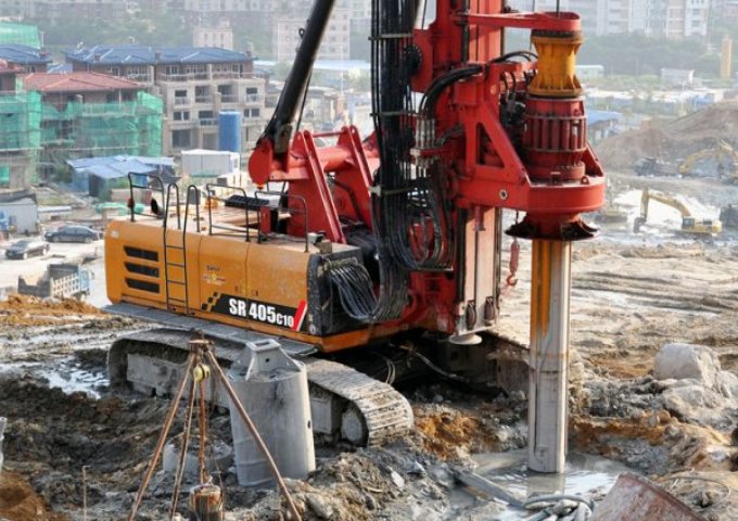 SANY Piling & Foundation Equipment, featuring world-class rotary drilling rigs, including Hydraulic Rotary Drilling Rigs and CFA Piling Machines, designed for high torque, efficiency, and fast drilling.