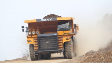 High-performance trucks for transporting materials in mining and quarry operations.