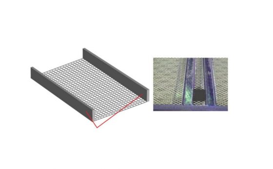 Steel wire mesh with high tensile strength for crusher applications, providing superior impact resistance and durability.
