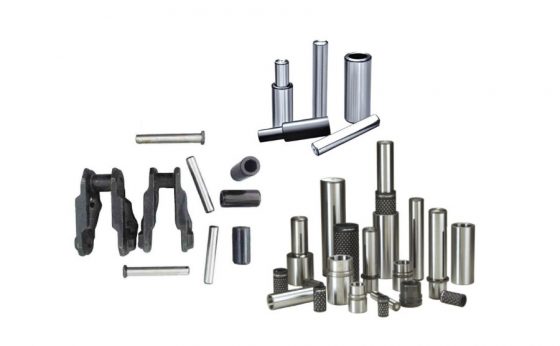 Durable Pin and Bushing components for undercarriage systems, ensuring long-lasting performance and minimal wear.