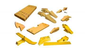 Teeth, Tips, and Adapters by United Motors - Replacement parts for excavators, bulldozers, and heavy machinery in UAE.