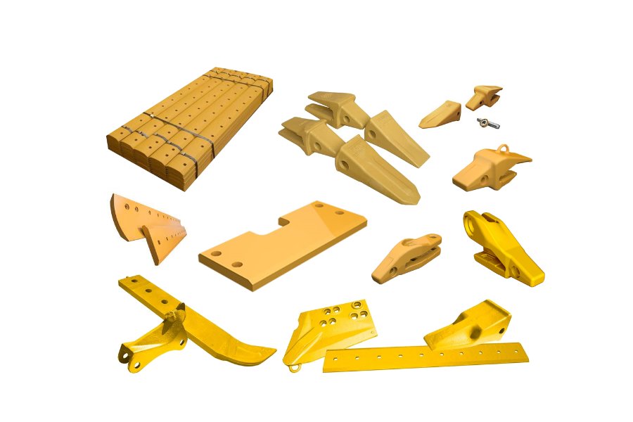 Teeth, Tips, and Adapters by United Motors - Replacement parts for excavators, bulldozers, and heavy machinery in UAE.