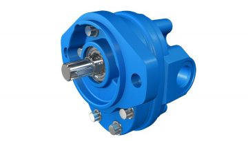 Vane pumps and motors providing excellent control and energy efficiency for various mobile equipment, including excavators and backhoe loaders.