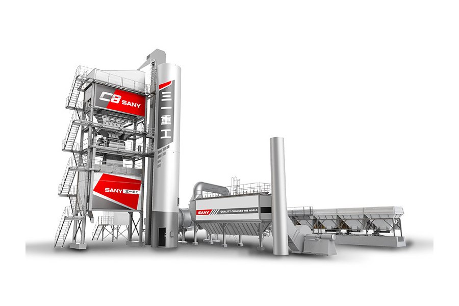 Asphalt batching plants for road construction, offered by United Motors & Heavy Equipment Co. LLC.