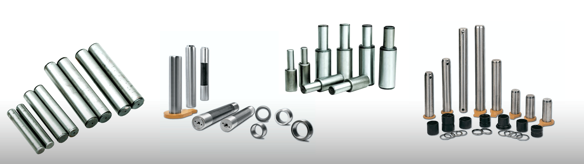 High-quality pins and bushings designed to maintain effective track performance, ensuring durability and smooth movement of track chains on sprockets and idlers.