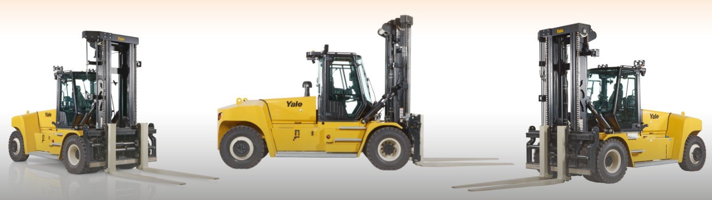 Yale EF series 9-16 tons heavy-duty forklifts designed for intensive applications, offering high capacity, durability, and customizable features for various industry needs in the UAE.