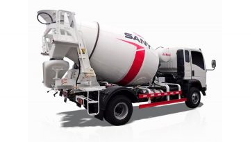 SANY Truck Mixer, delivering reliable and consistent concrete mixing and transportation for construction projects of all sizes.