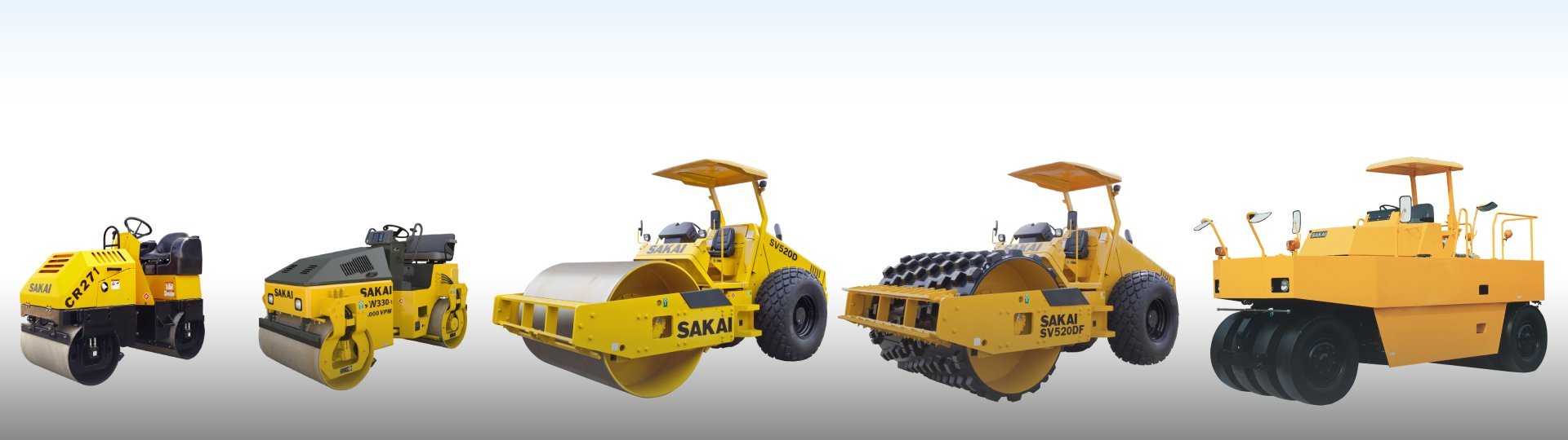 Sakai vibratory compactor, the world leader in compaction equipment, featuring innovative technology and advanced vibratory soil compactors and asphalt rollers for road construction.