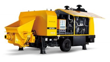 SANY Static Pump, known for its durability and low maintenance in long-distance concrete pumping tasks
