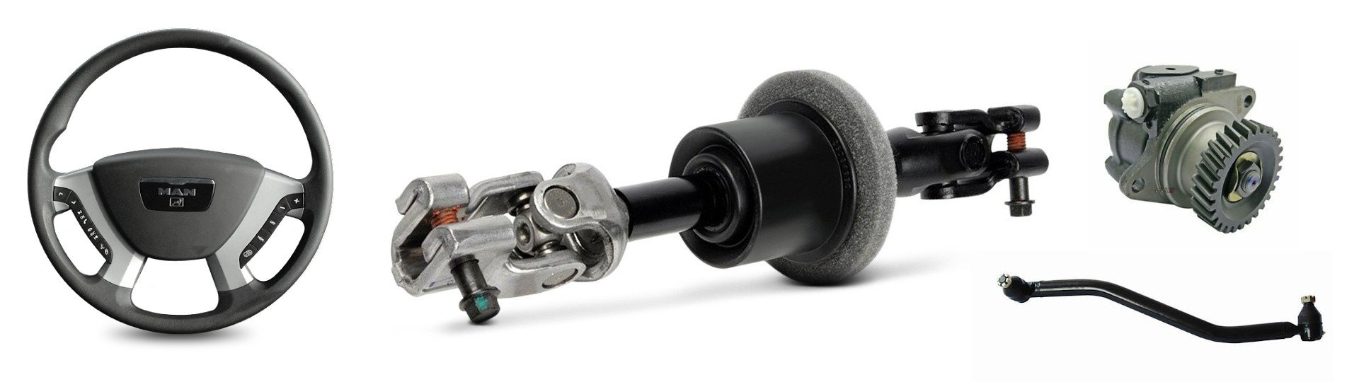 Precision steering components designed for optimal control and maneuverability in heavy machinery and construction equipment.