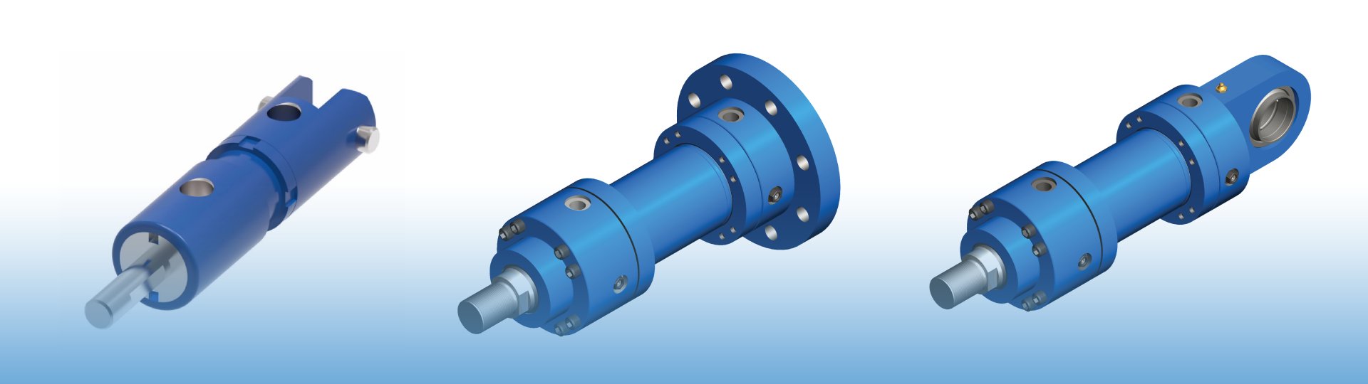 Hydraulic cylinders convert fluid power into linear motion for various applications like construction and agriculture.