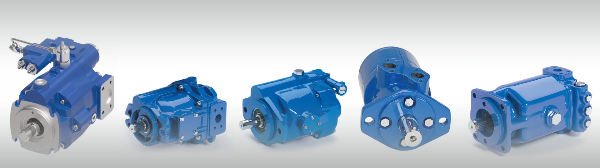 Eaton industrial pumps and motors offering reliable performance for various applications including open-circuit, closed-circuit pumps, and hydraulic motors.