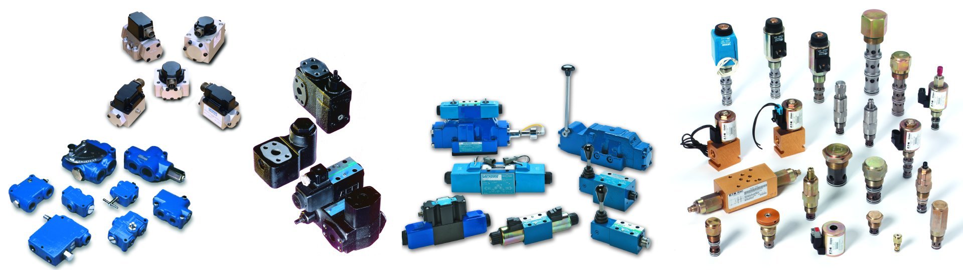 High-performance Eaton industrial valves for stationary and mobile hydraulic applications, designed for tough tasks in harsh conditions.