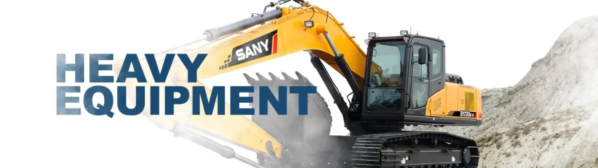 Heavy construction equipment for sale including SANY piling machines and crawler cranes