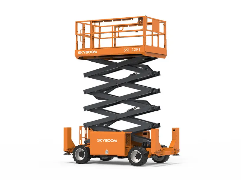 UTD-Motors-skyboom-Self-Propelled-Rough-Terrain-Scissor-Lift-SSL-12RT